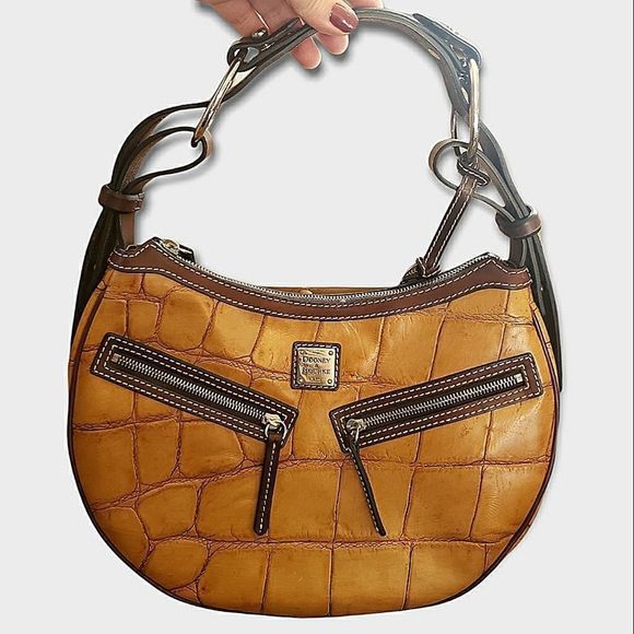 Dooney & Bourke Tan Blue Duck